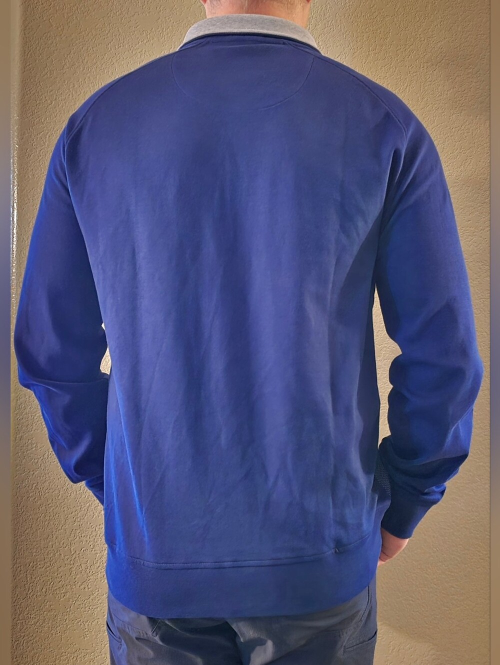 NWT St. John's Bay Performance Mens Mock Neck Long Sleeve Quarter-Zip Pullover - Picture 3 of 9